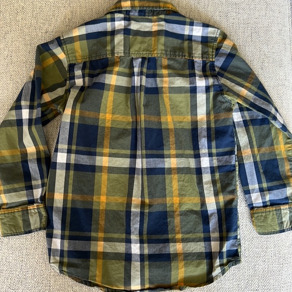 Crazy 8 plaid button up - Picture 5 of 5
